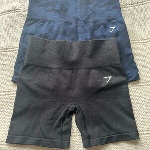 Black and Blue Gymshark Shorts